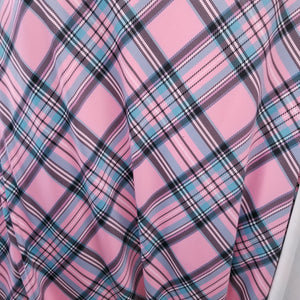 4 way Stretch Plaid Spandex Fabric Print