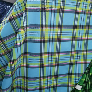 4 way Stretch Plaid Spandex Fabric Print