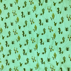 Mint Cactus Double Brushed Knit Jersey