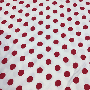 Red Polka Dot Knit Jersey