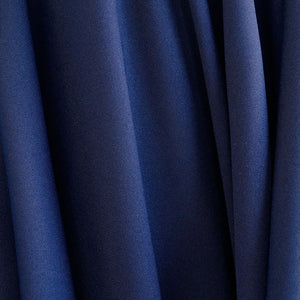 Navy Blue Polyester Poplin Fabric