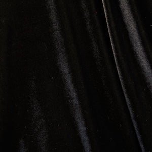Classic Black Velvet Fabric