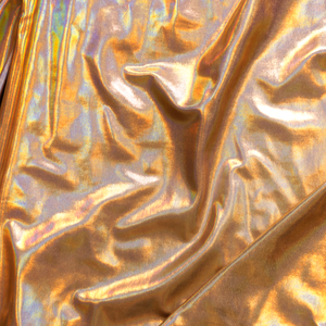 Copper Holographic Foil Spandex