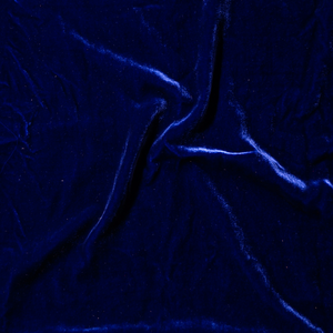 Royal Blue Silk Velvet Fabric