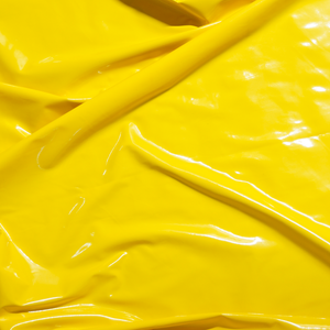 2 Way Stretch Vinyl  Latex Fabric - Canary
