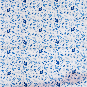 Blue Botanicals: Classic Blue Collection by Stephanie Ryan - Camelot Studios 100% Cotton Fabric