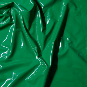 2 Way Stretch Vinyl  Latex Fabric - Kelly Green