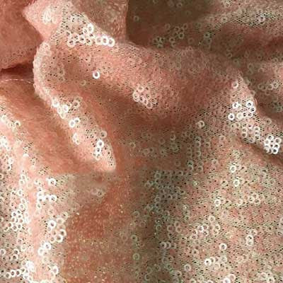 Blush Mini Glitz Sequin Fabric