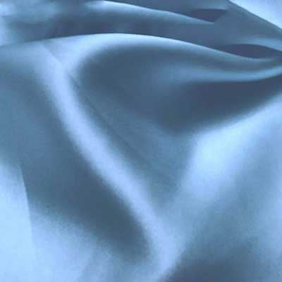 Baby Blue Charmeuse Satin Fabric