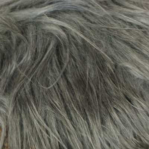 Silver Mongolian Long Pile Faux Fur