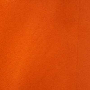Pumpkin Orange Faux Suede
