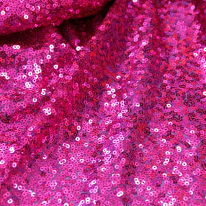 Fuchsia Mini Glitz Sequin Fabric