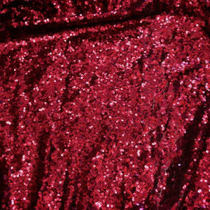Burgundy Mini Glitz Sequin Fabric by the Yard