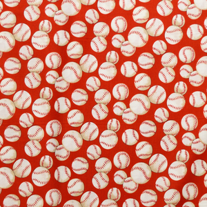 Baseballs - Alexander Henry Collection 100% Cotton Fabric