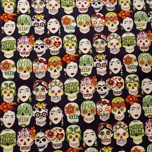 Gotas de Amor - Alexander Henry Collection 100% Cotton Fabric - Eggplant