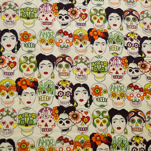 Gotas de Amor - Alexander Henry Collection 100% Cotton Fabric - Natural