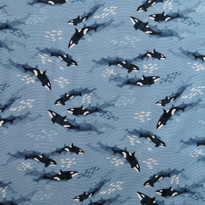 Orcas by Marketa Stengl - 100% Cotton