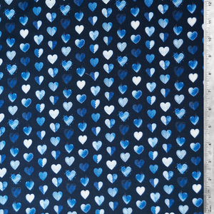 Small Hearts by Marketa Stengl  fabric 100% Cotton