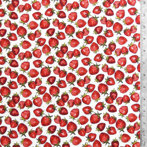 Strawberries by Marketa Stengl - 100% Cotton