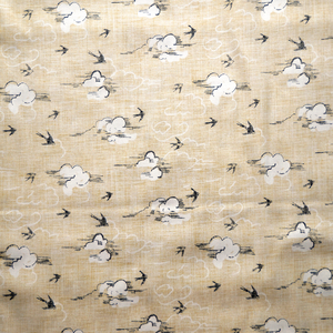 New Earth Bird Sky - Khaki by Clothworks 100% Cotton Fabric