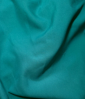 Teal Polyester Poplin Fabric