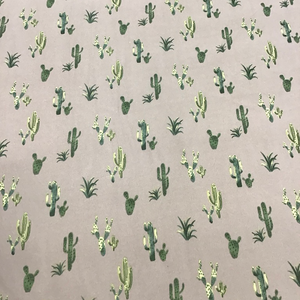 Beige Cactus Double Brushed Knit Jersey Fabric