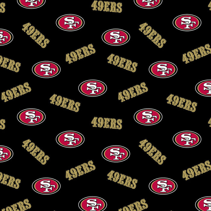 NFL Licensed San Francisco 49ers Fleece Fabric