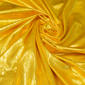 Golden Yellow Mystik Sparkling Costume 4-way Stretch Spandex