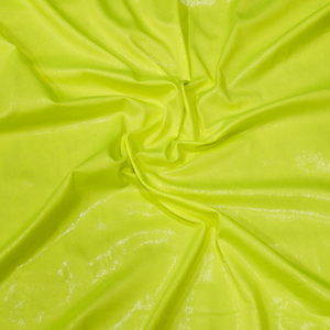 Neon Yellow Mystik Sparkling Costume 4-way Stretch Spandex