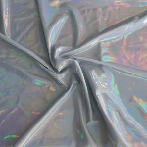 Holographic Silver Mystik Sparkling Costume 4-way Stretch Spandex