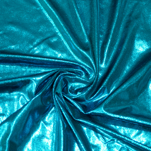 Turquoise Blue Mystik Sparkling Costume 4-way Stretch Spandex