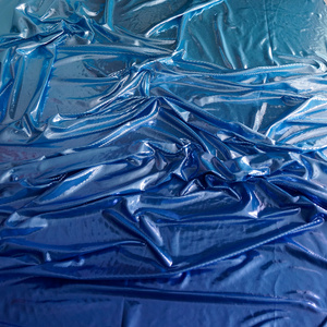 Sparkling Ombre Spandex - Blue