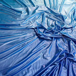 Sparkling Ombre Spandex - Blue