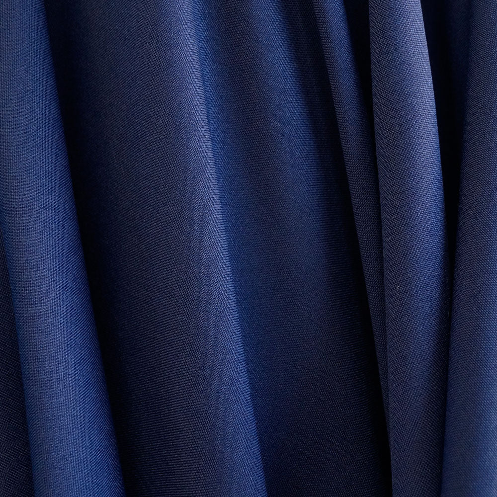 Navy Blue Polyester Poplin Fabric