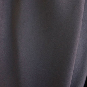 Charcoal Gray Polyester Poplin Fabric