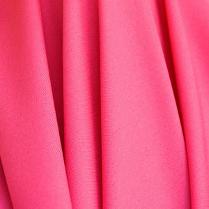 Hot Pink Polyester Poplin Fabric