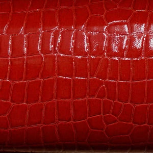 Ruby Red Alligator Vinyl
