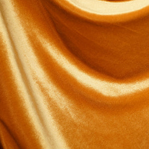 Classic Golden Yellow Velvet Fabric