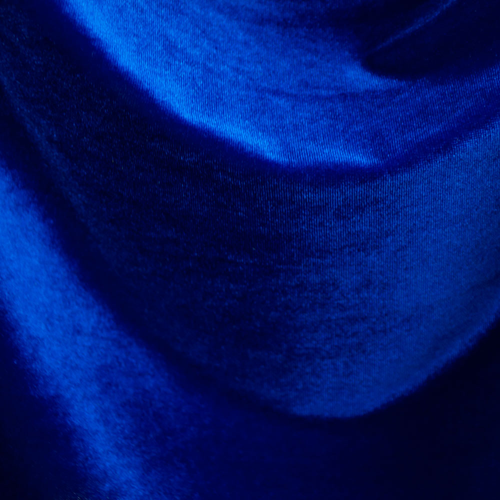 Royal Blue Plain Satin Fabric