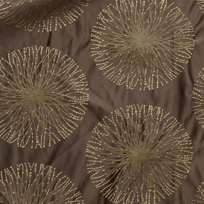 Cocoa Brown - Spring Burst Collection Upholstery Fabric