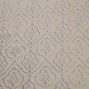 Silver and Gray - Sparkling Lattice Collection Upholstery Fabric