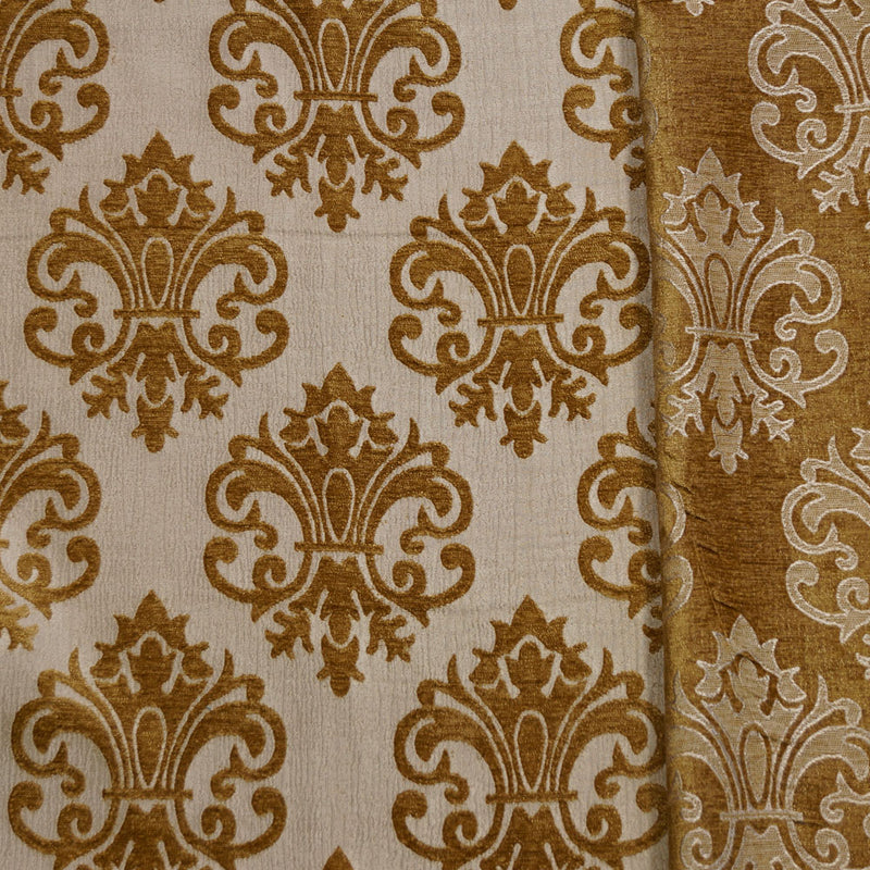 Solid Bright Gold Upholstery Fabric