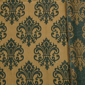 Teal/Gold - Imperial Collection Upholstery Fabric