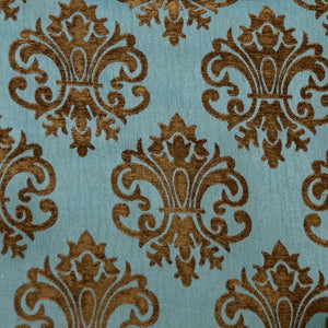 Brown/Turquoise - Imperial Collection Upholstery Fabric