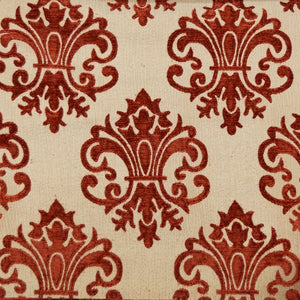 Maroon/Tan - Imperial Collection Upholstery Fabric