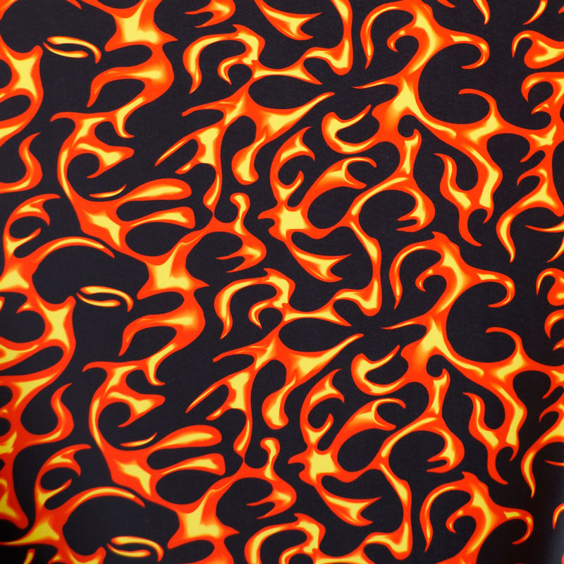 2 Way Stretch Vinyl Latex Fabric - Fire Engine Red