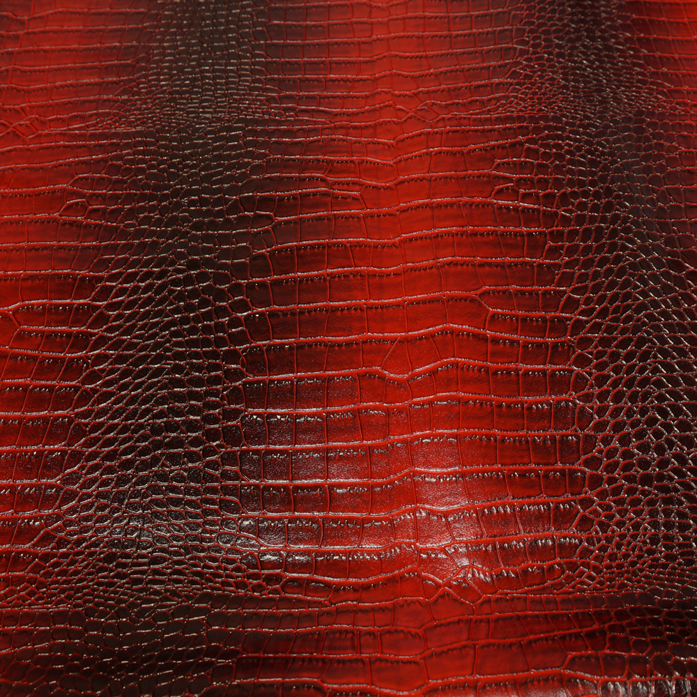 Black Leather texture, crocodile skin background. Stock Photo