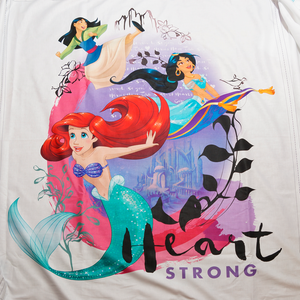Licensed Disney Princess Heart Strong Panel 100% Cotton