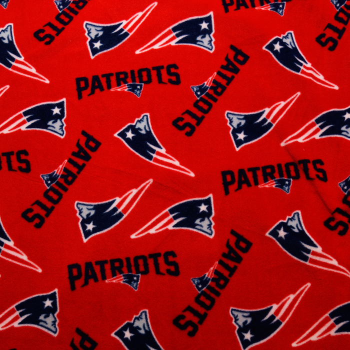 NFL Licensed New England Patriots Fleece Fabric