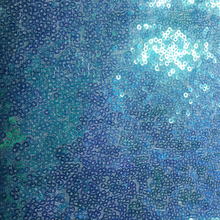 Light Blue Holographic Mini Glitz Sequin Fabric